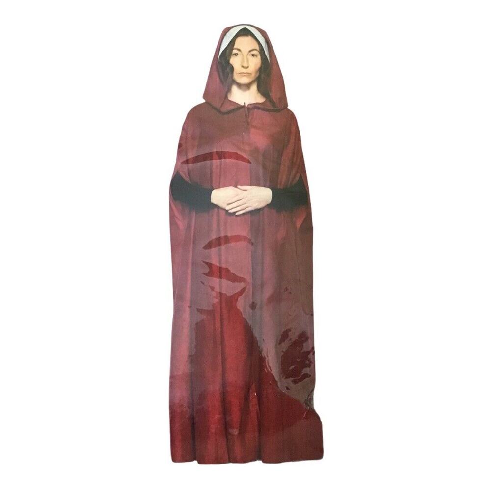 Red Hooded Maiden Cloak Halloween Costume O/S  NWOT Soft Goth Avant-Apocalypse